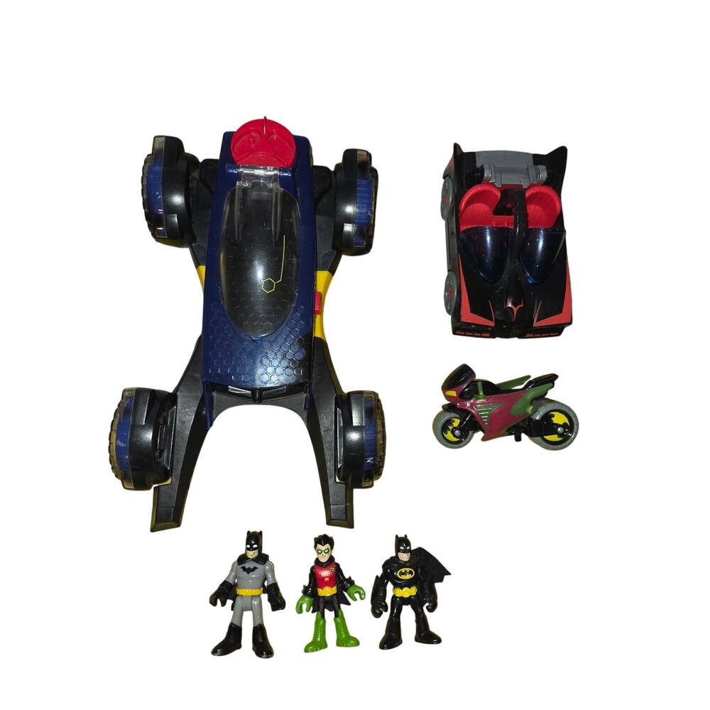 Fisher Price Imaginext DC Super Friends Transforming Batmobile